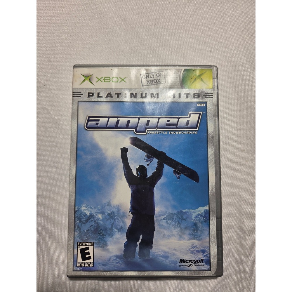 Amped Freestyle Snowboarding Xbox Original Platinum Hits Microsoft Game Studios